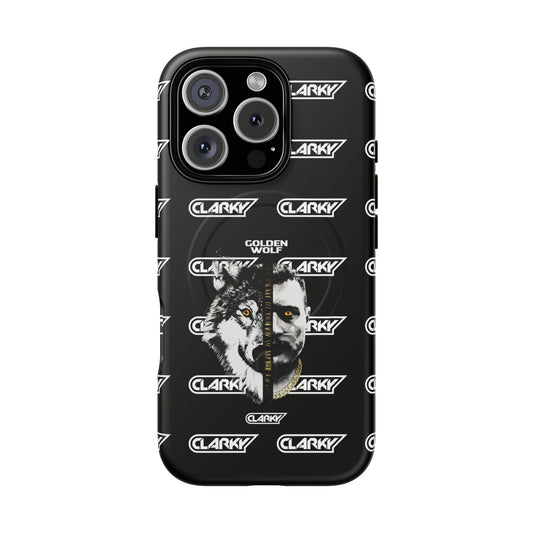 Golden Wolf iPhone Case with MagSafe