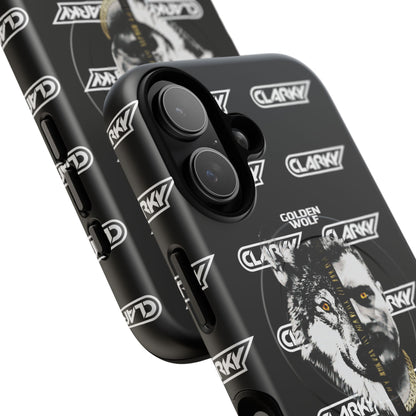Golden Wolf iPhone Case with MagSafe