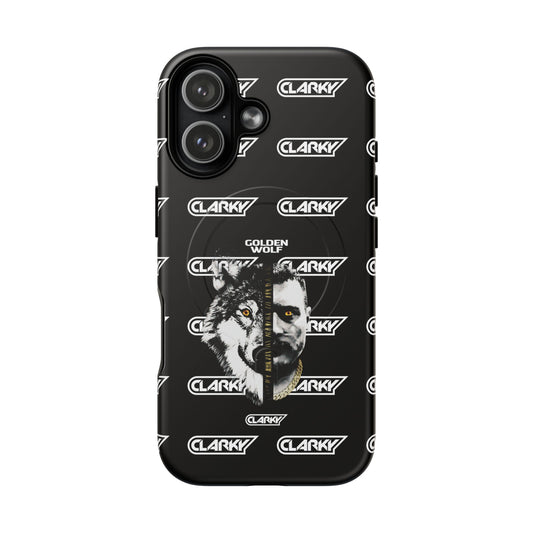 Golden Wolf iPhone Case with MagSafe
