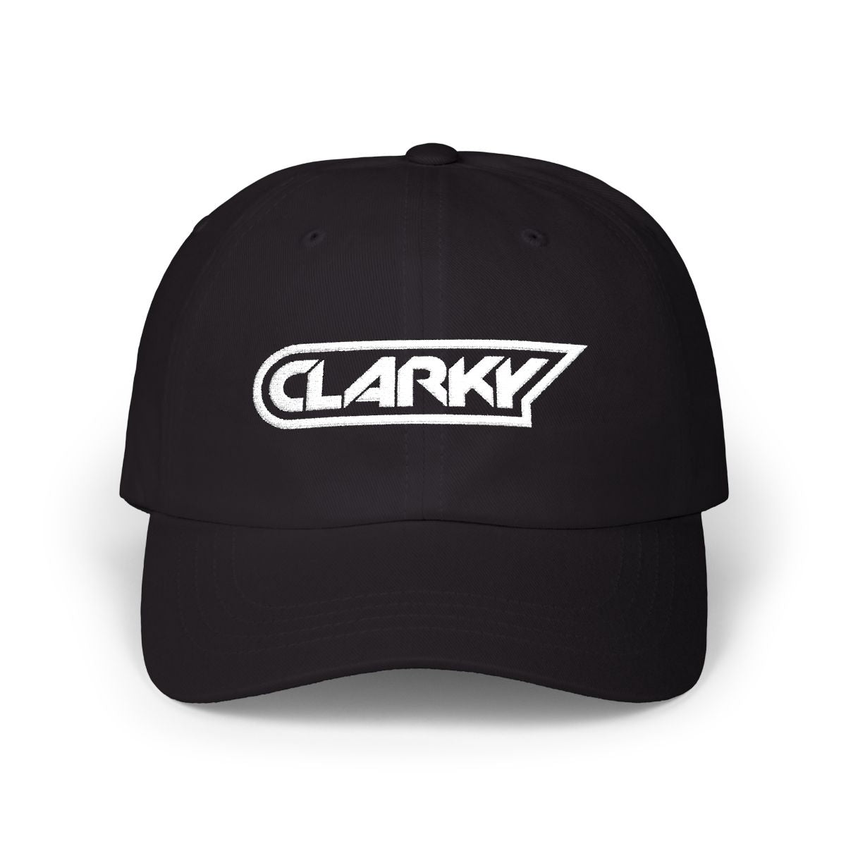 Clarky Logo Embroidered Baseball Cap