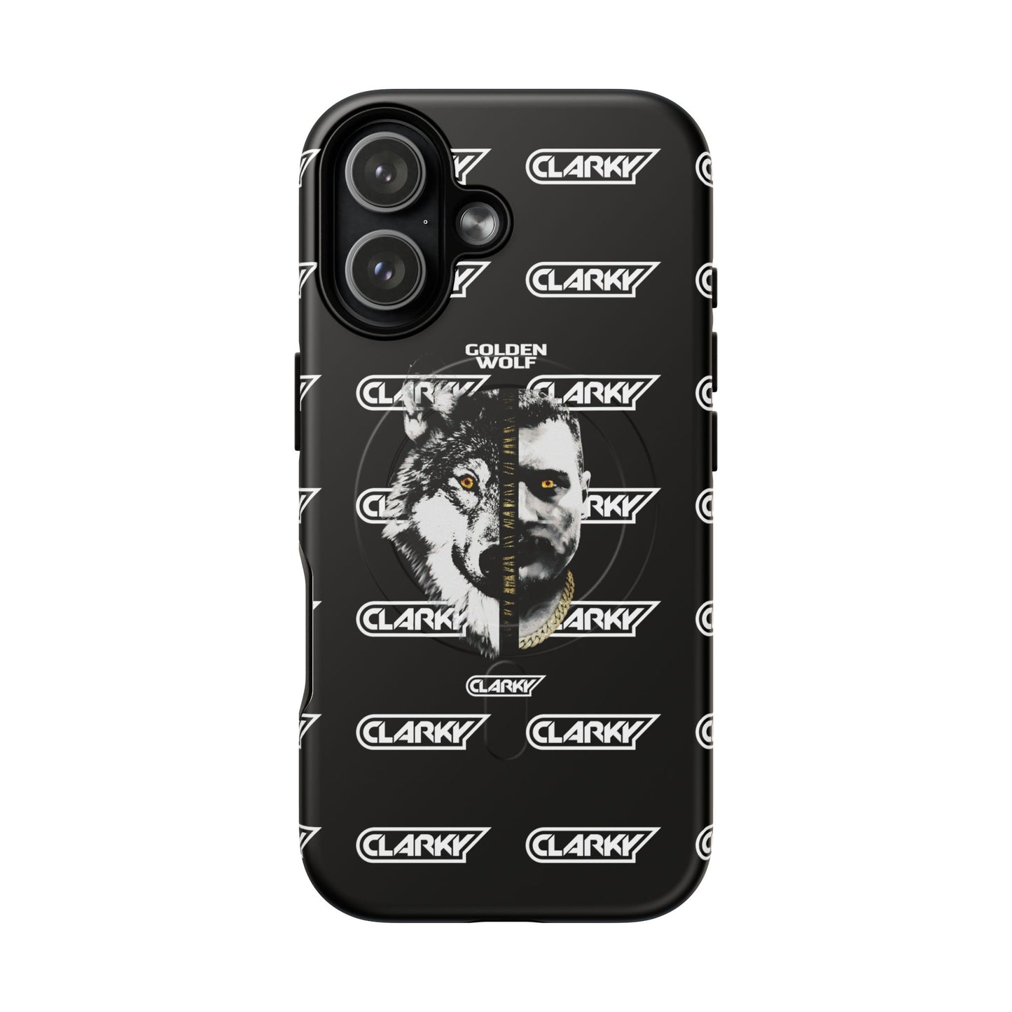 Golden Wolf iPhone Case with MagSafe