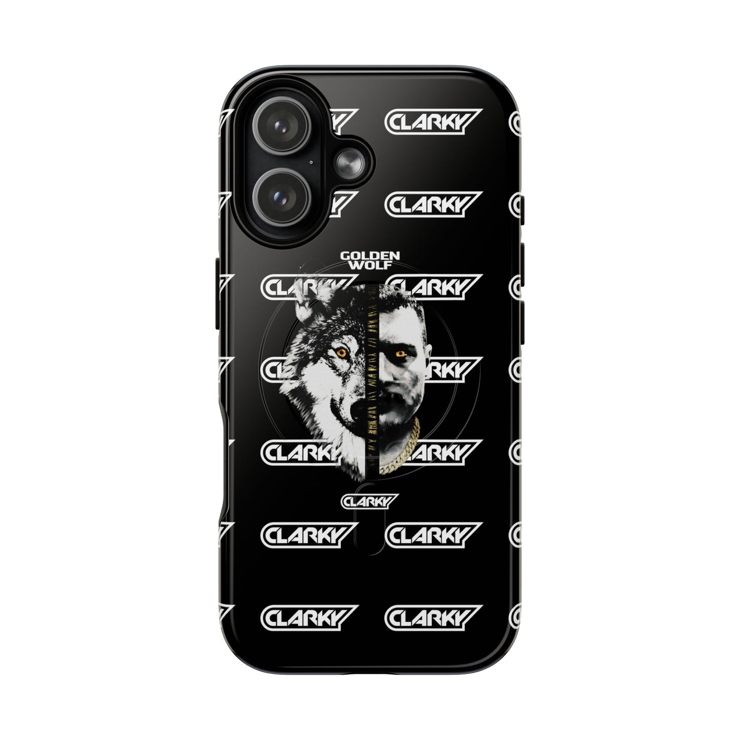Golden Wolf iPhone Case with MagSafe