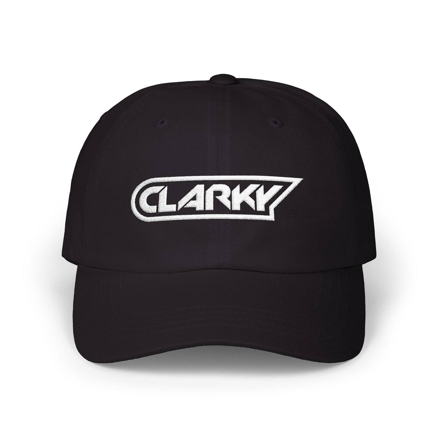 Clarky Logo Embroidered Baseball Cap